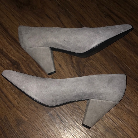SALE! New CLAUDIA CIUTI Evita Sail Suede Heels - Picture 1 of 8